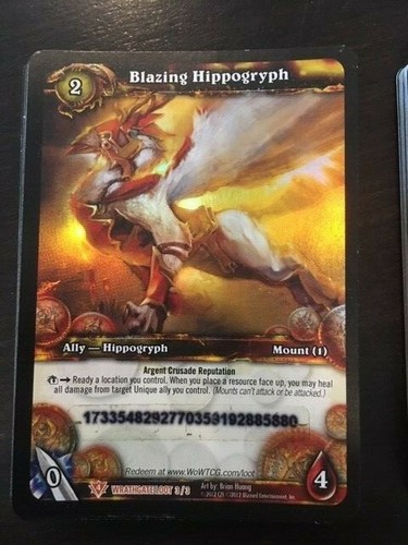 USED World of Warcraft TCG RARE loot cards ALL TOP MOUNTS - Feldrake Corrupted + - Picture 13 of 13