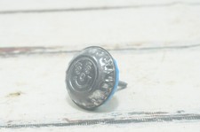 Vintage Tin Litho Noise Maker Shaker US Metal Smiling Happy Face New Years Eve C