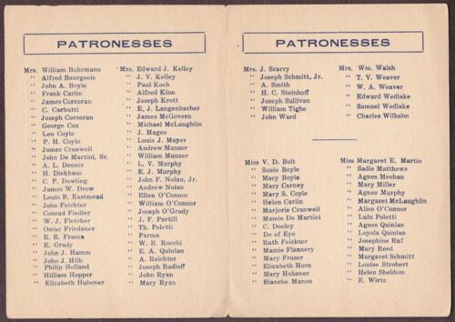 Programa de fondos de campamento de guerra de Caballeros de Colón - West Hoboken, Nueva Jersey (1918) - Imagen 2 de 2