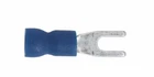 Blue Insulated Crimp Fork Terminal Electrical Connector 4.3mm PACK OF 100
