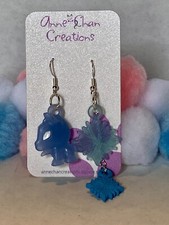 Disney Frozen 2 Nokk Figure Dangle Silver Earrings