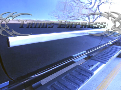 Silverado Body Molding 4-Piece Chrome Trim Set For 2014-2018 Silverado/Sierra Crew Cab Body Side Molding