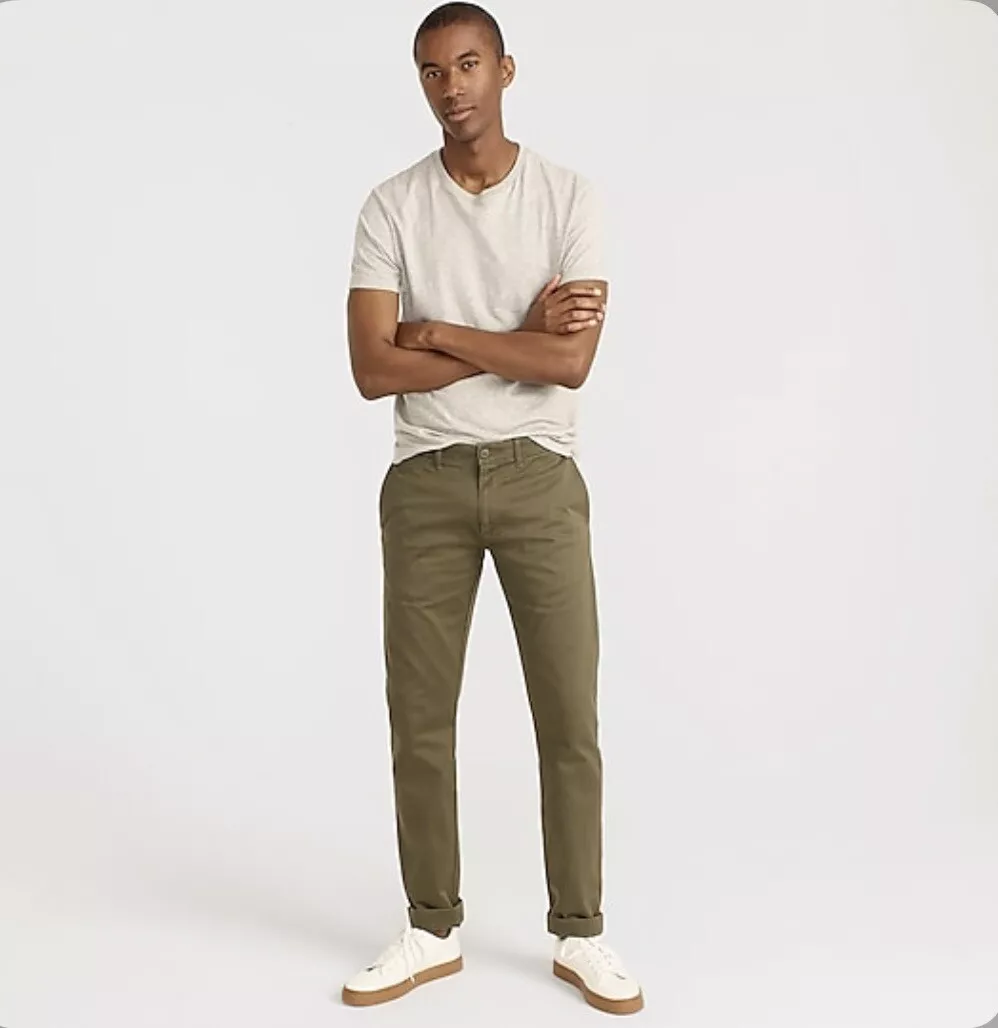 Olive Green Pants Outfit - J.Crew