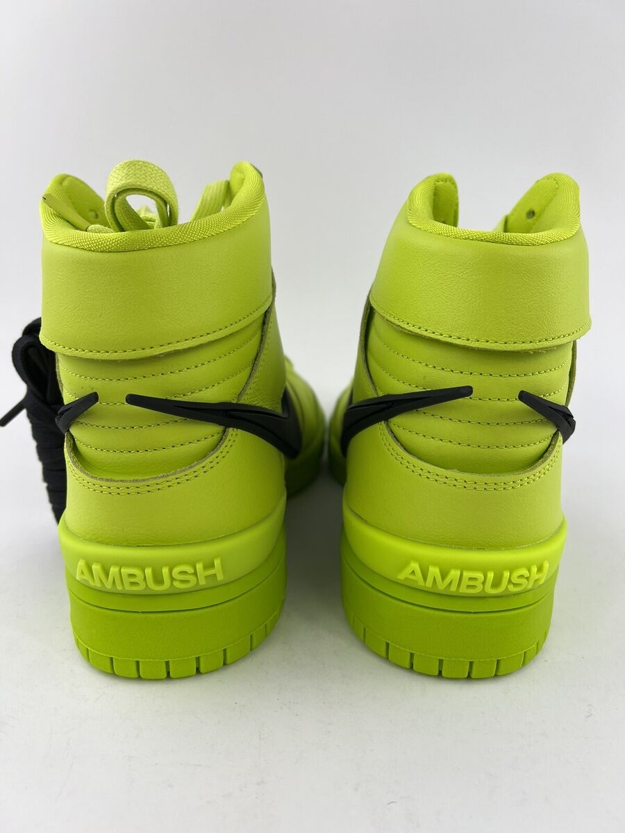 Nike Dunk High X AMBUSH Flash Lime Men's Size 13 Sneakers Nike Dunk High X AMBUSH Flash Lime Men's Size 13 Sneakers