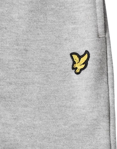 Lyle And Scott Boys Classic Sweat Shorts Vintage Grey Heather & Cotton 8-9 Years - Picture 5 of 6