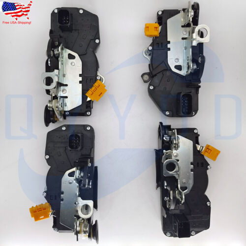 New 4 Pcs Door Lock Actuators Front + Rear Fits 2007-2009 GMC Chevrolet Cadillac - Picture 2 of 10