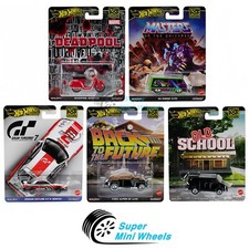 Hot Wheels Premium 2025 Pop Culture J Case - 5 Cars Set