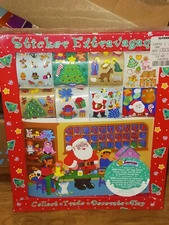 Vintage Stickers,Sandylion, Christmas Box Gift,unused,RARE,(Skt5 Bx)