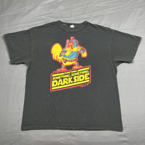 T-shirt Vintage Family Guy Vs Star Wars Giant Chicken - Taille XL Noir, Occasion Très Bon état