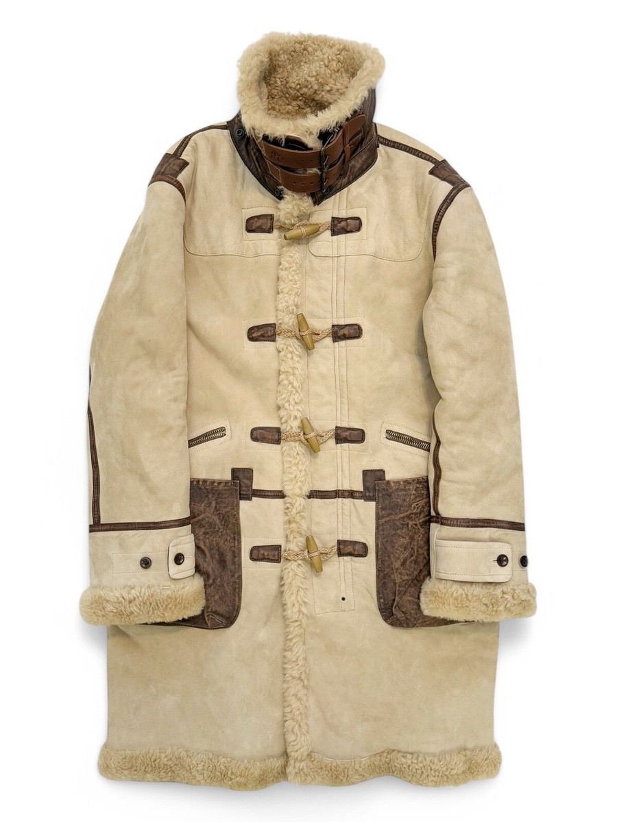 【送料&関税込】Polo Ralph Lauren Eco-sheepskin Coat Polo Ralph Lauren Shearling Toggle Coat Jacket M | eBay