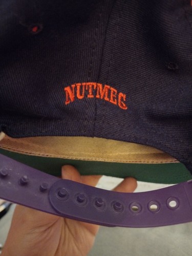 Phoenix Suns Vintage 90s Retro Nutmeg Snapback Cap Hat - Rare Misprint NBA & MLB - Picture 3 of 7