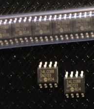 MICROCHIP 24LC08B/SN EEPROM, 1KX8, Serial, CMOS, PDSO8 **NEW** Qty.10