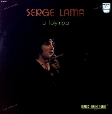 Serge Lama - Serge Lama À L'Olympia FRA 2LP FOC (VG+/VG+) '