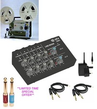 Mini Mixer Kit  for Elmo ST-1200HD Super 8 Projector c/w 2 Cables and UK PSU