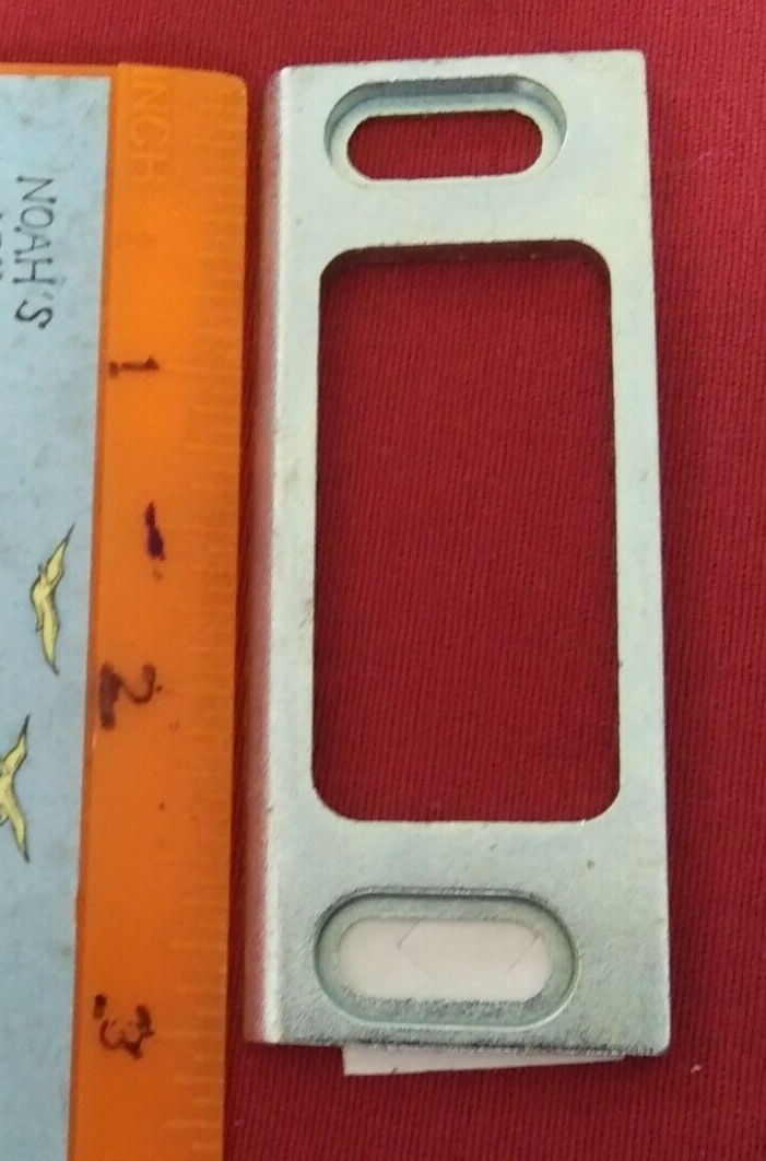 ZINC CAST LARGE STRIKE PLATE FOR ENTRANCE/DEADBOLT FITS MOBILE HOME