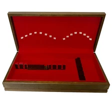 Large Wood Wooden Silverware Flatware Storage Box Chest 23 1/4" x 11 1/2" x 4"