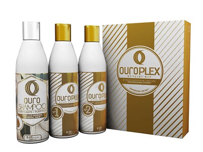 Ouro Stylist Kit Bond Multiplier, Bond Perfector & Purifying Shampoo 3 pk