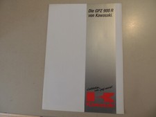 . Kawasaki GPZ 900 R Prospekt Brochure Foletto Opuscolo パンフレット Panfuretto