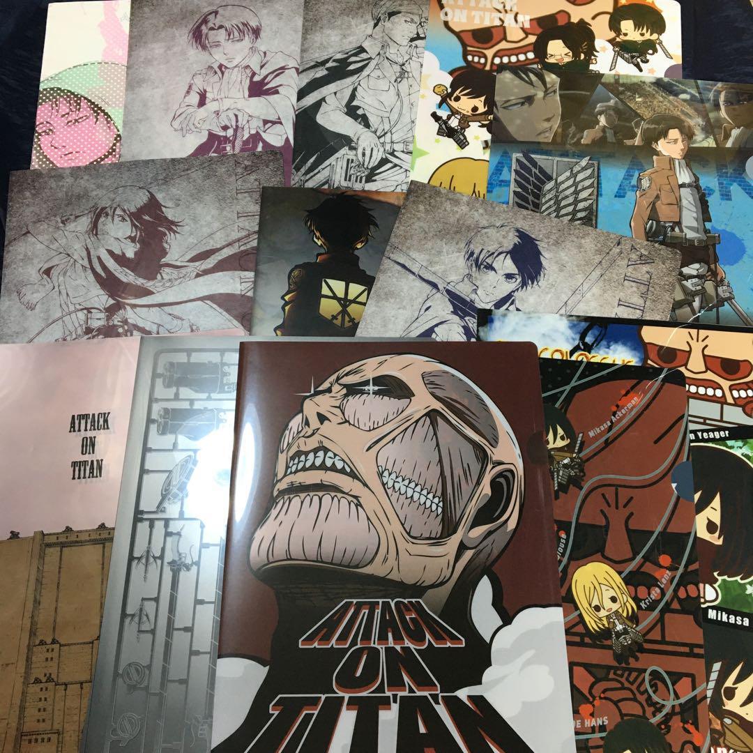 Attack on Titan Goods Lot of set Levi Eren Krista Sasha Hange Mikasa Armin Jean