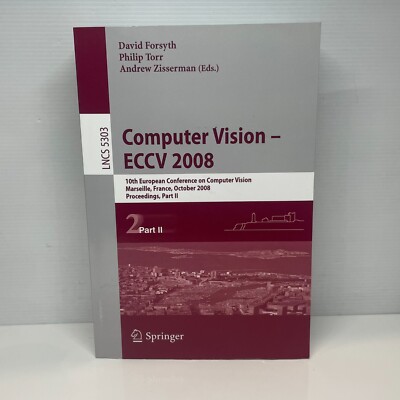 Computer Vision ECCV 2008 by David A. Forsyth (Paperback Book) Guides