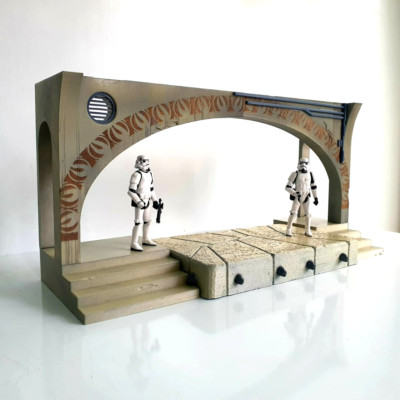 CUSTOM JABBA'S  PALACE MINI + DIAS for 3.75 IN (1:18) FIGURE DIORAMA