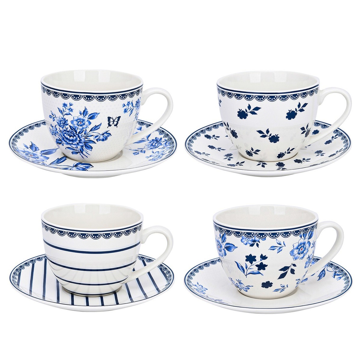 Set 18 piatti new bone china Coupe - | Ecom