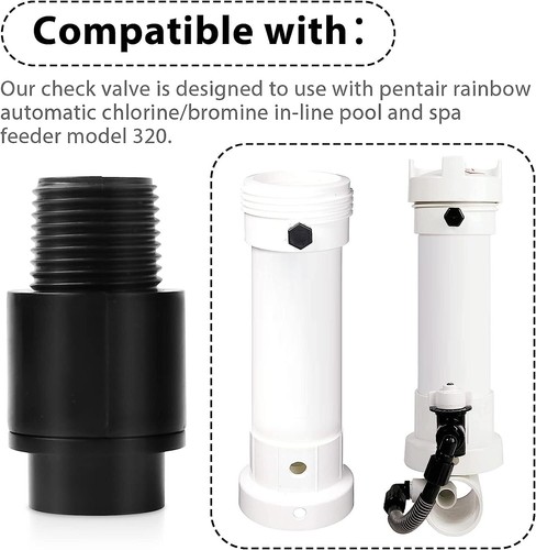 Fit for Pentair Rainbow 320 Chlorinator 1/2" Chlorine Check Valve R172248 R18759 - Picture 3 of 9