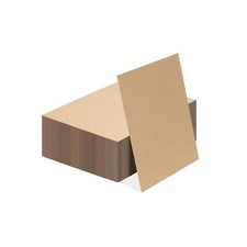 50 Pack 8.5x11 Inch Brown Corrugated Cardboard Sheets Flat Cardboard Sheets f...