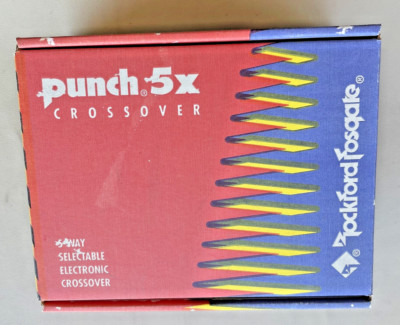 Old School Rockford Fosgate Punch 5X Electronic X-Over FG-5X, FactorySealed #261