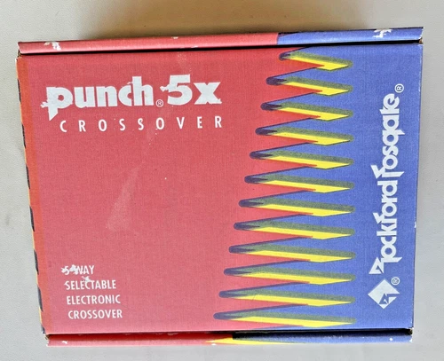 Old School Rockford Fosgate Punch 5X Electronic X-Over FG-5X, FactorySealed #261