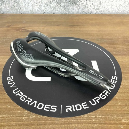 Selle Italia SLR Tekno-Flow Carbon Rail 131mm Road Bike Saddle Black 109g |  eBay