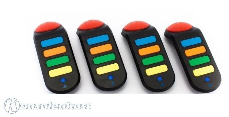 PS3 / Playstation 3 - 4 Wireless Buzzer ohne Empfänger NEUWERTIG - Bild 2 von 3