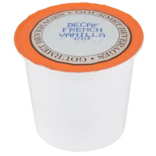 24 K-Cups Caffe de Aroma Decaf French Vanilla Coffee Single Serve Cups, No Box