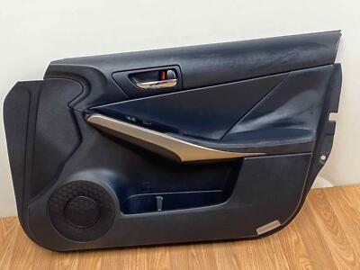Sdn Front Rh Passenger Door Trim Panel Black Fits LEXUS IS350 2014-2016