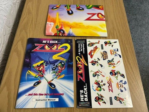 Amiga Gremlin Zool 2 Vintage 1993 Game - Mint & Working -👽👾Retro Gift Idea👾👽 - Afbeelding 6 van 12