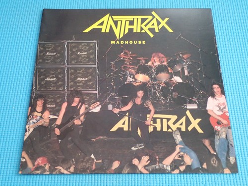 ANTHRAX 12" Madhouse / A.I.R. / Got Save The Queen 1986 Japan R15D-2037 OBI LP - Picture 2 of 3