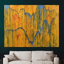 Mark Little Original ￼ Profession￼al Painting 81” X 62”(6ft 9in)Abstract Modern
