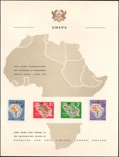 Ghana NG independent states presentation card, 1958