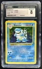 1999 Pokemon 1st Edition Blastoise Holo #2/102 CGC 8