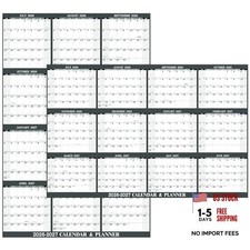 2026-2027 Large Dry Erase Calendar for Wall - JUL. 2026 - JUN. 2027, 34.6" x