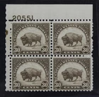 CKStamps: US Stamps Collection Scott#700 Block Mint NH OG Spot Oily Stain