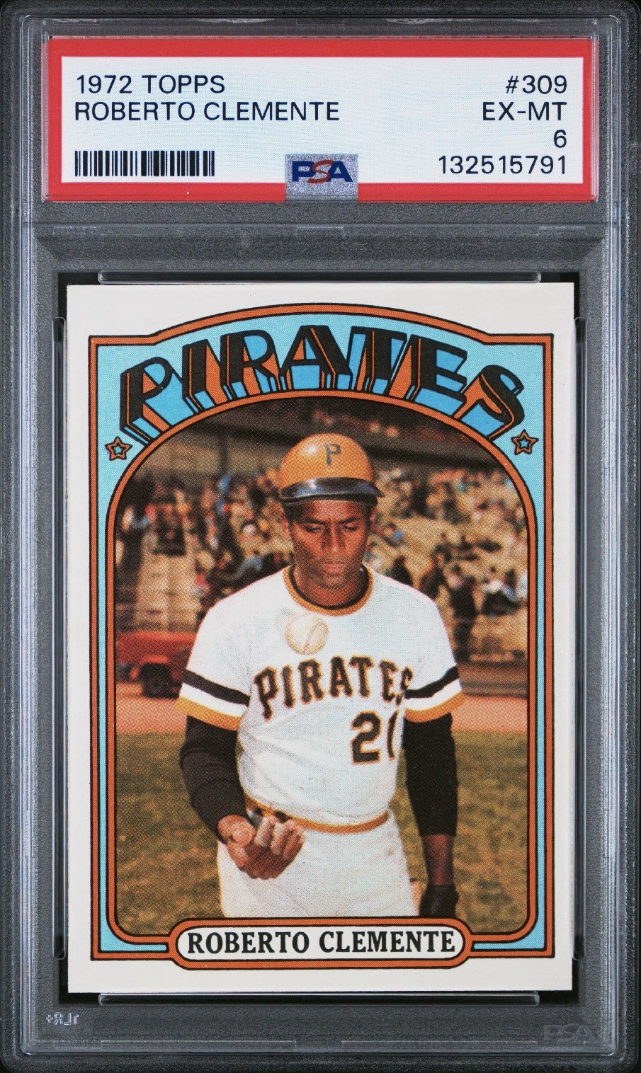 1972 Topps Roberto Clemente PSA 6