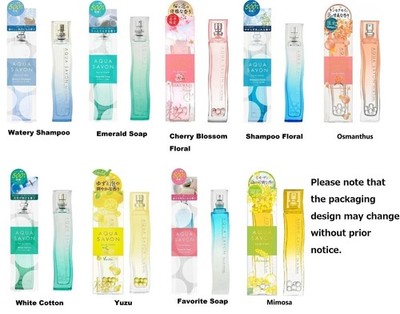 AQUA SAVON EDT 80ml Pick 9 Scents Soap Shampoo Japanese Fragrance Made in Japan