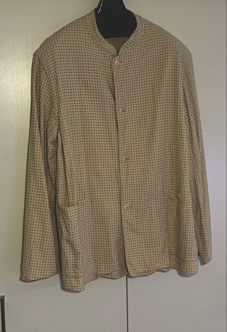 COMOLI SizeS Dot Stand Collar Jacket Jacket V01-0… - image 2