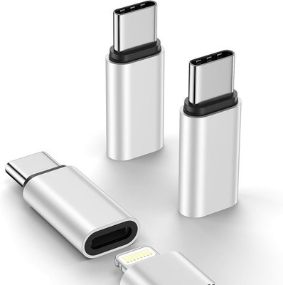 3Pack [Apple Mfi Certified] USB C to Lightning Adapter for Iphone 17 Air Pro Max