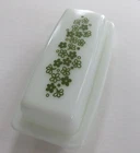Vintage Pyrex 72-B Crazy Daisy Covered Butter Dish Spring Blossom Pattern