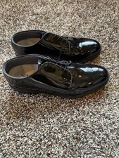 Bates Mens High Gloss Durashocks Uniform Oxford Shoe 10D M US E00111 NEW