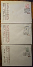 ESTONIA EESTI 1992 FDC BARCELONA OLYMPICS SET RARE SUPERB