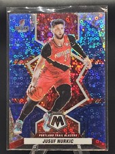 2021-22 Panini Mosaic #167 Jusuf Nurkic Blue Fast Break Prizm /85