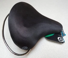 Bontrager by VELO "Cruiser Extra Saddle" Bike Seat, Spring Suspension, Excellent